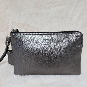 Coach Metallic Wristlet